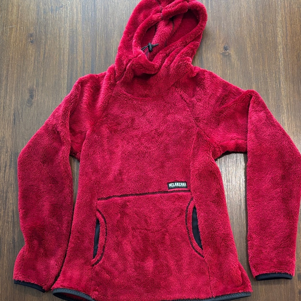 Melanzana Red Fleece Pullover